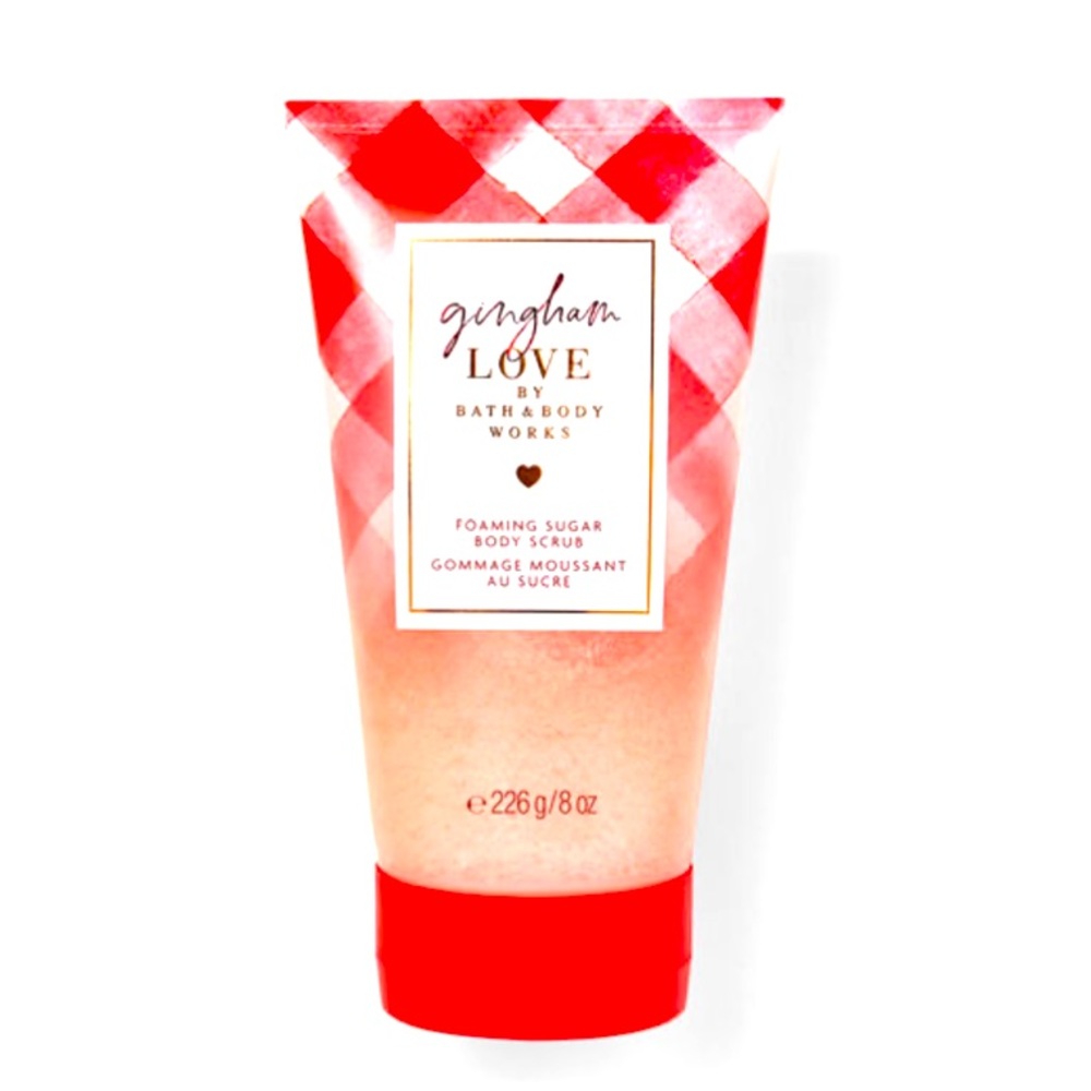 BATH & BODY WORKS foaming sugar body scrub - Gingham LOVE - brand new